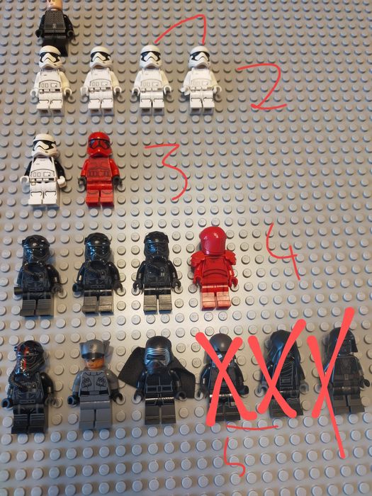 LEGO star wars Figurki first order( proszę przeczytać opis)
