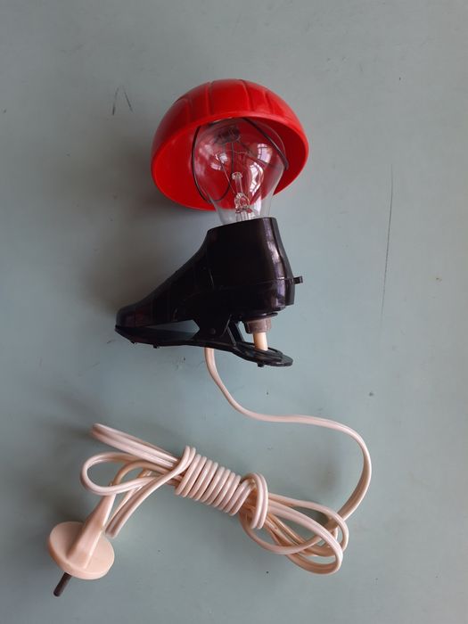 Светильник,  ночник советский,  Бутса, светильник прищепка