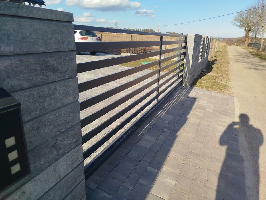 Brama przesuwna palisadowa 5m swiatlo