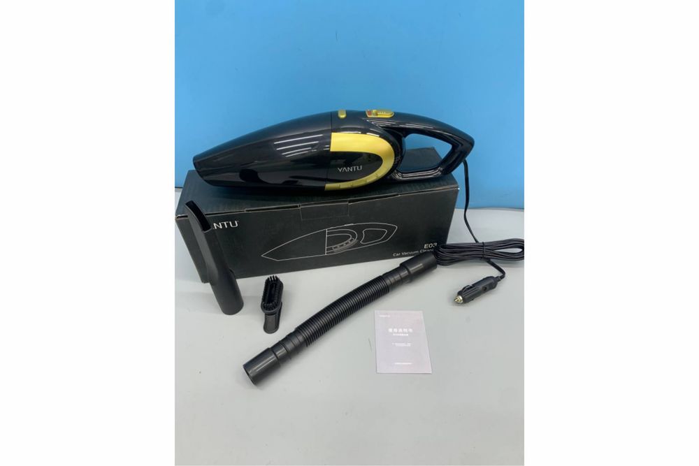 Автопилосос YANTU E03 80W 5 кПа HEPA 12V, пилосос для авто
