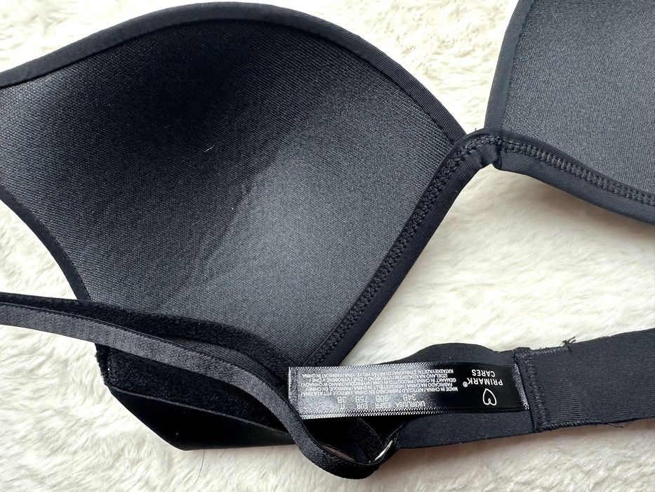 Primark czarny biustonosz profilowany 75 B