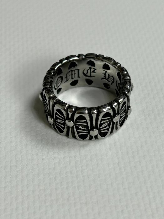 Chrome hearts Кільце ring  opium archive color grey срібного кольору біжутерія архів опіум кастом custom inde zleeze slim