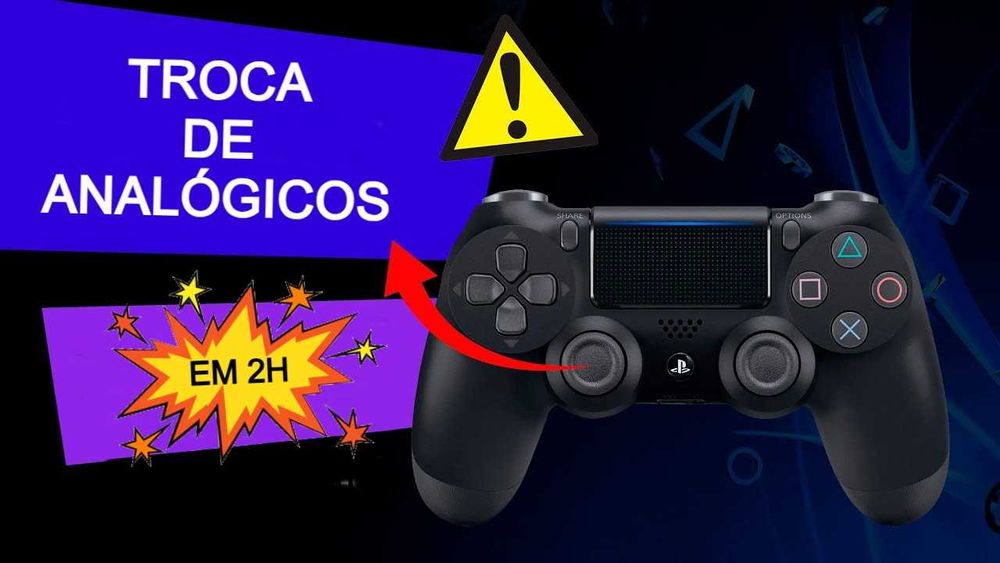 PS4 - Serviço de Reparação de Comandos - em 2 Horas