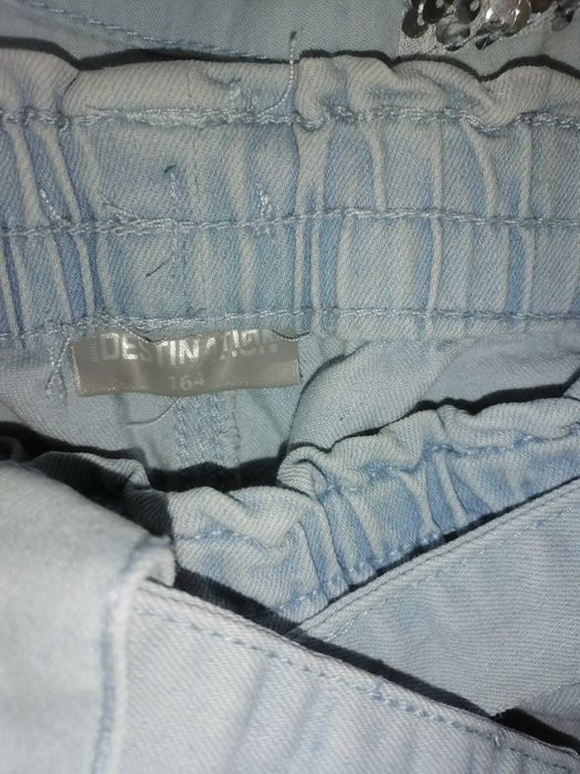 Zestaw jeans koszula i spodnie rozm 164