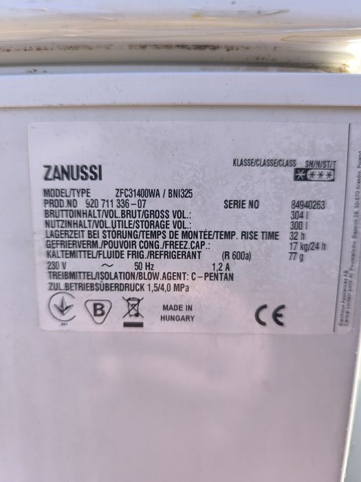 Arca Zanussi 300L