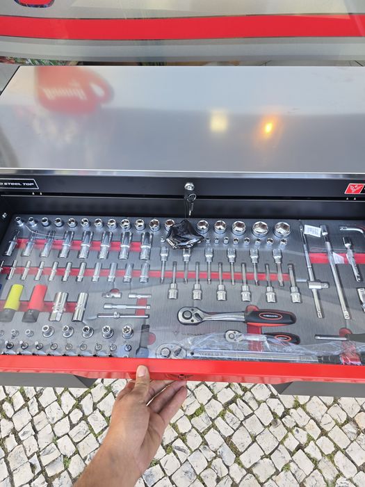 Carrinho de ferramenta XXXL 11 gavetas completas novo