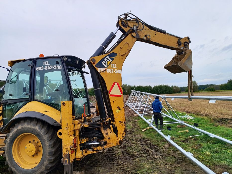 Usługi koparko-ładowarką