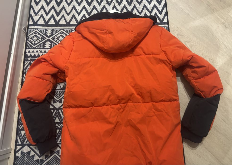 Kurtka chłopięca męska rozmiar 170 cm pomarańcz czerń