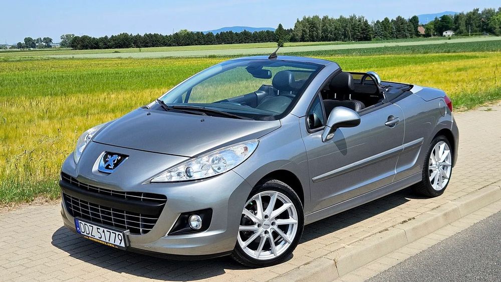 Peugeot 207 CC Lift 1.6 THP 156KM Skóra Klimatronik Ledy Grzane Fotele Parktronik