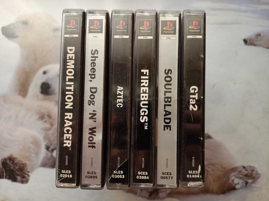 Vários Jogos Playstation 1 (PS1) - Aztec, Demolition Racer