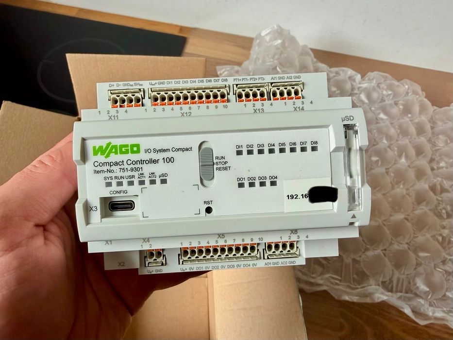 Moduł I/O sterownik WAGO Compact Controller 100 - CC100
