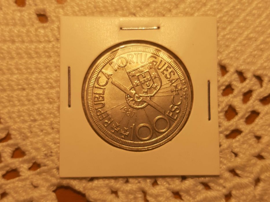 Portugal – 1987 100 Escudos Coin Featuring Diogo Cão (Ships)