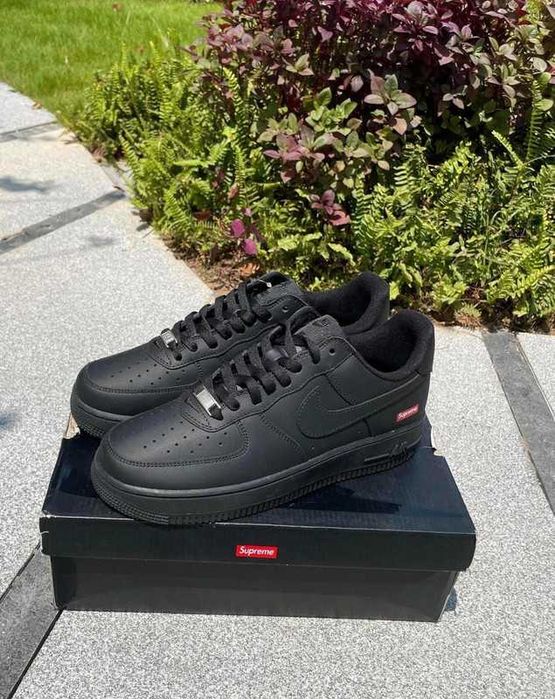 Nike Air Force 1 Low Supreme Black R.46