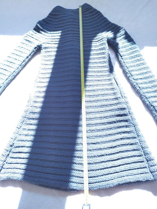 Sweter długi, tunika, narzutka