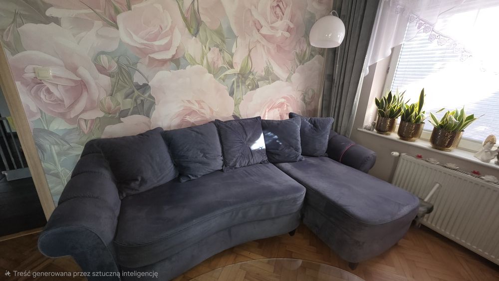 Piękną kanapa narożna