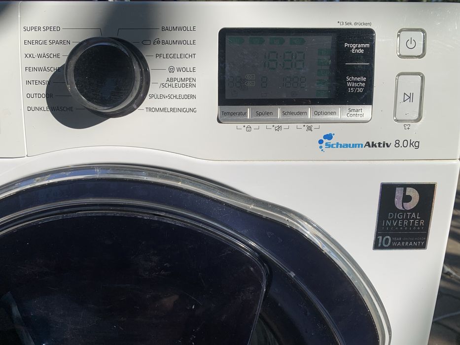 Пральна машина SAMSUNG WW80K6404QW Schaum Aktiv 8kg