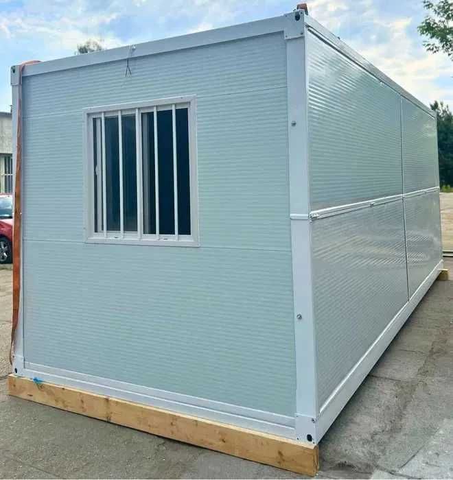 Kontener składany socjalny, na budowę, 14m2 BIURO pawilon magazyn