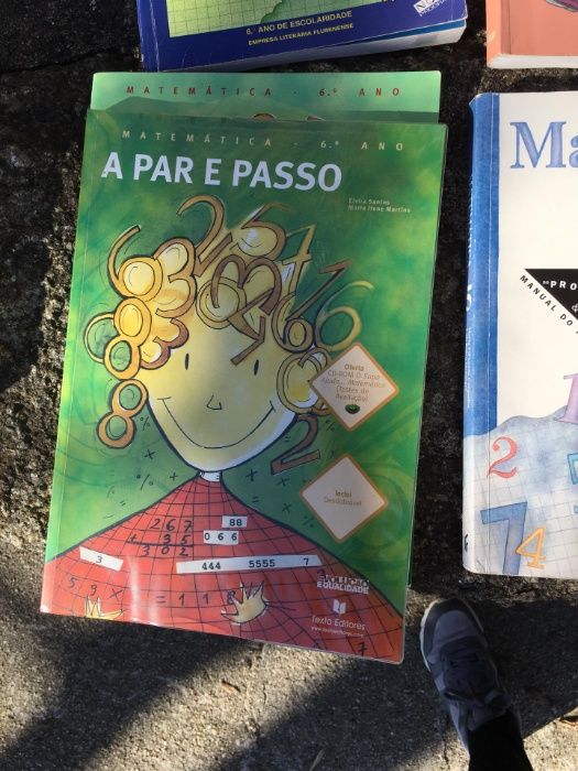 Livros de Matemática do 5º e 6º ano (2º Ciclo) - vários autores/editor