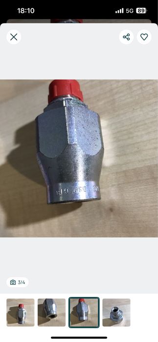 NEU GKN Adaptador Hidráulico SJ10-06 3/8" BSP G11 GKN MIW BSP GGL 3/8