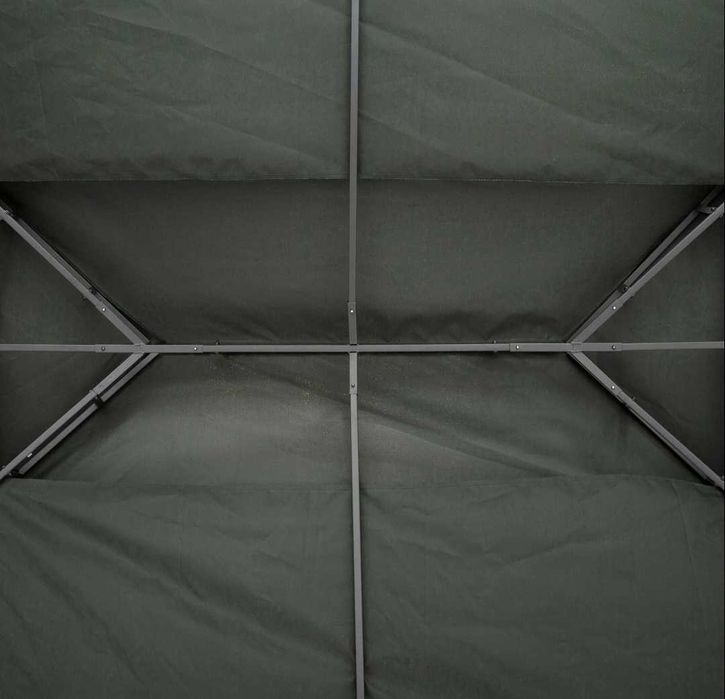 Dach poszycie zamienne do pawilonu ogrodowego 3x4m - Dwupoziomowy Ciemnoszary