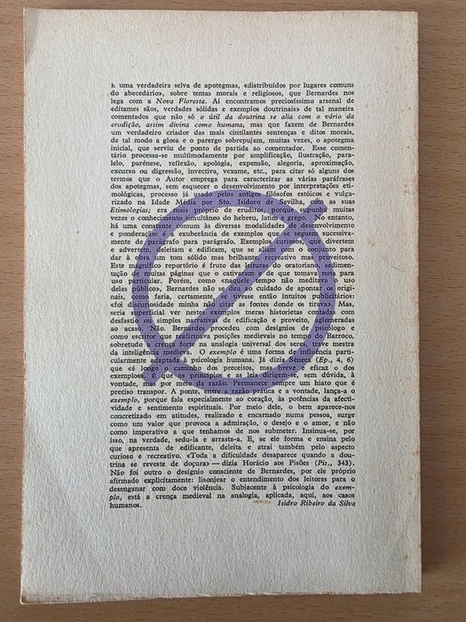 Livro "Nova Floresta" de Manuel Bernardes