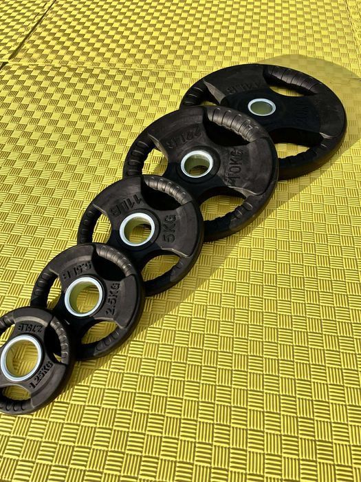 Obciążenie OLIMPIJSKIE NOWE 51mm TALERZ KRĄŻEK 20 10 5 2,5 1,25 KG