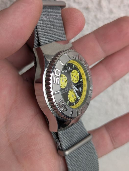 Годинник AquaSwiss Chronograph швейцарський чоловічий