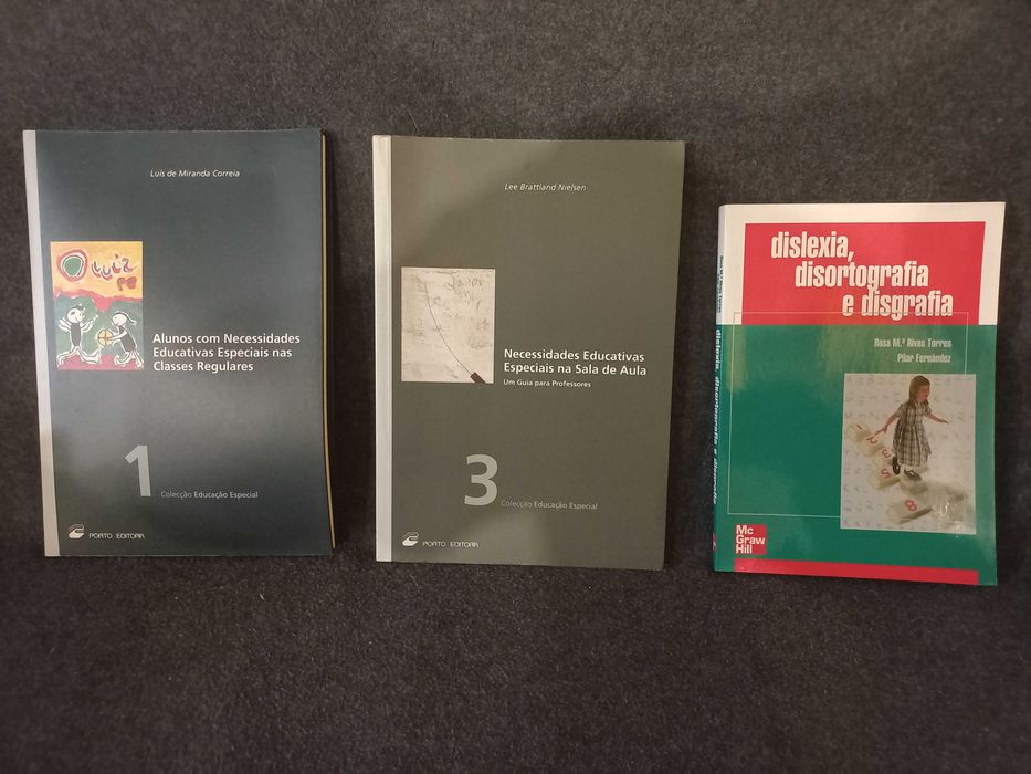 Livros de Psicologia - Necessidades Educativas Especiais, Dislexia, PHDA