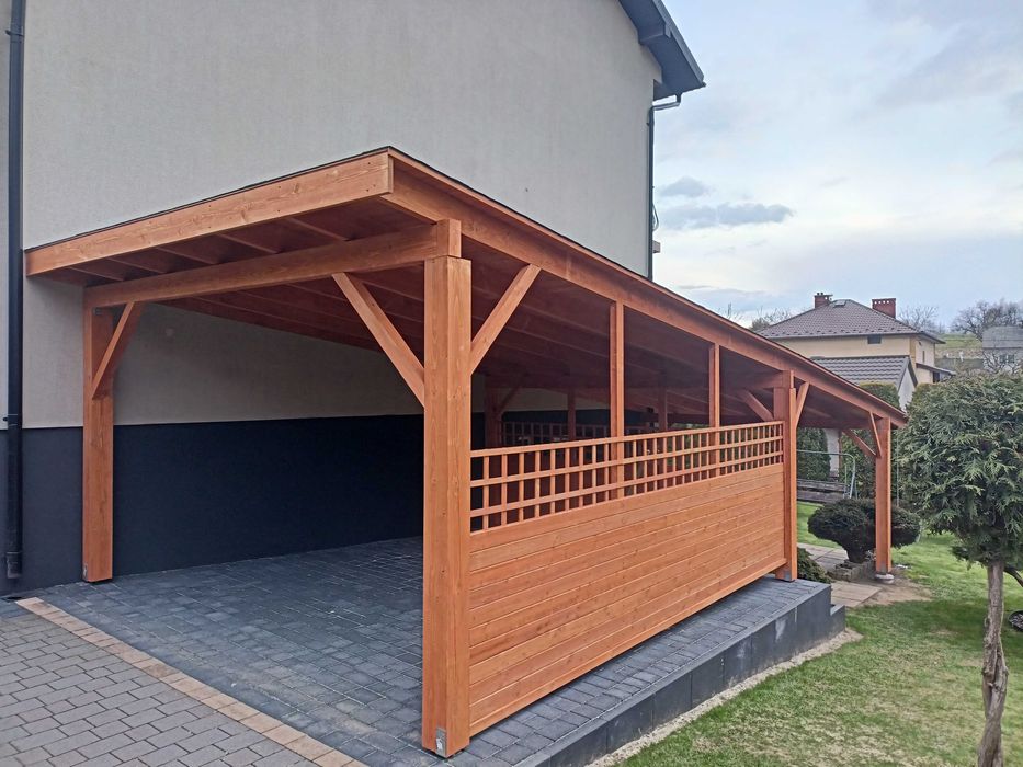 Wiata Taras Zadaszenie 4x6 Producent! Montaż (Dostępne inne wymiary)