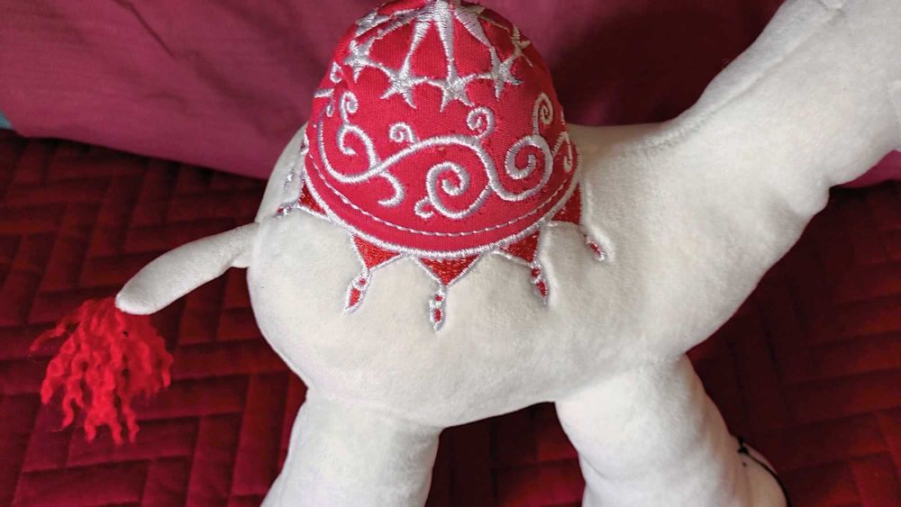 Peluche dromedário branco