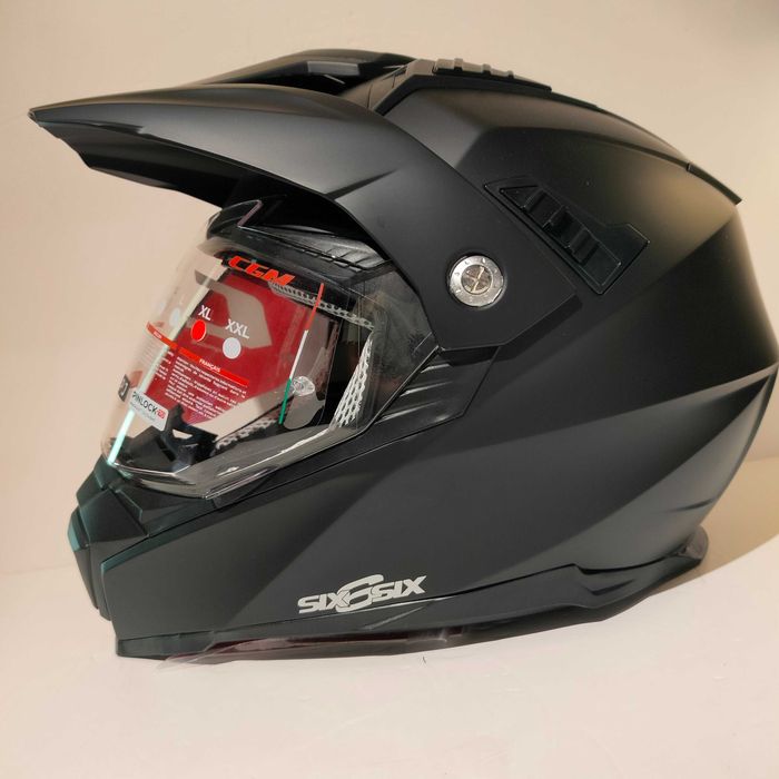 Conjunto casaco luvas capacete dual-sport ADV motard novo