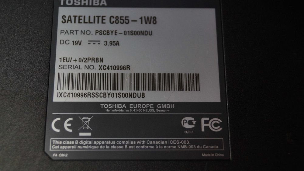 Laptop Toshiba Satellite C855-1W8 i5