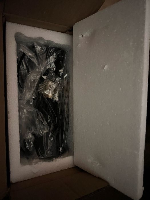 Conjunto de candeeiros NOVOS, estilo industrial preto e dourado