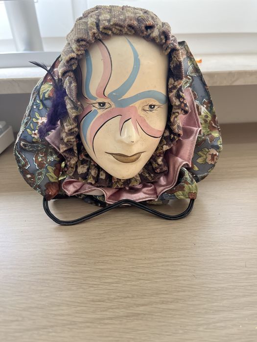 Maska porcelanowa ozdobna