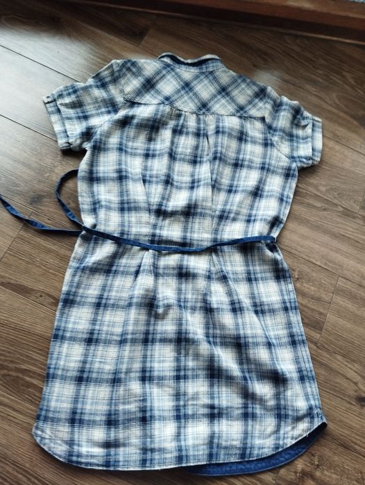 Koszula flanelowa z jeans Timeout L