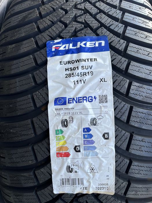 Opony Zimowe 285/45R19 Falken HS01 SUV 285/45/19 Nowe Bmw X5 X6