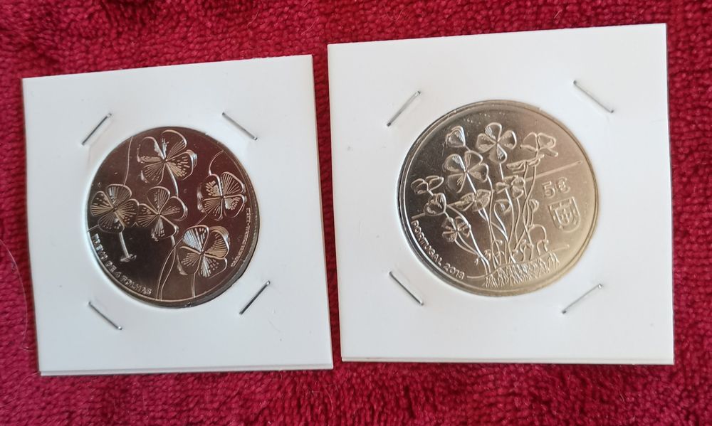 Moeda comemorativa "Trevo de 4 folhas"  de 2018