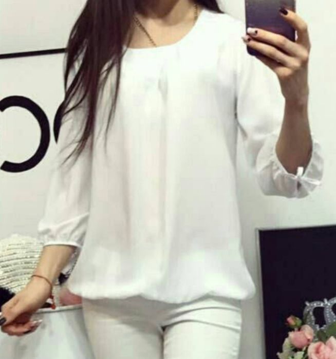 Блузка снизу резинка