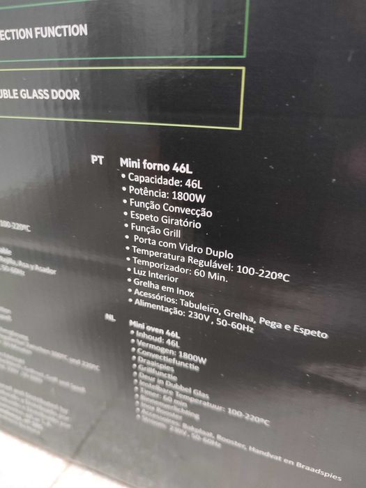 Mini Forno Becken 46l