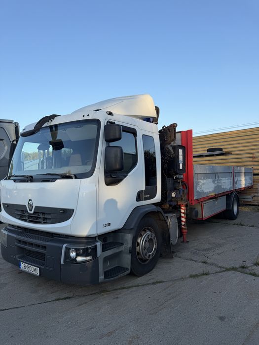 Renault premium z duzym dzwigiem PM 19 pilot