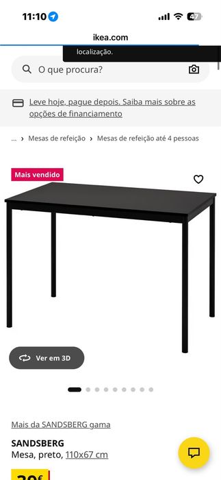 Mesa / 4 cadeiras