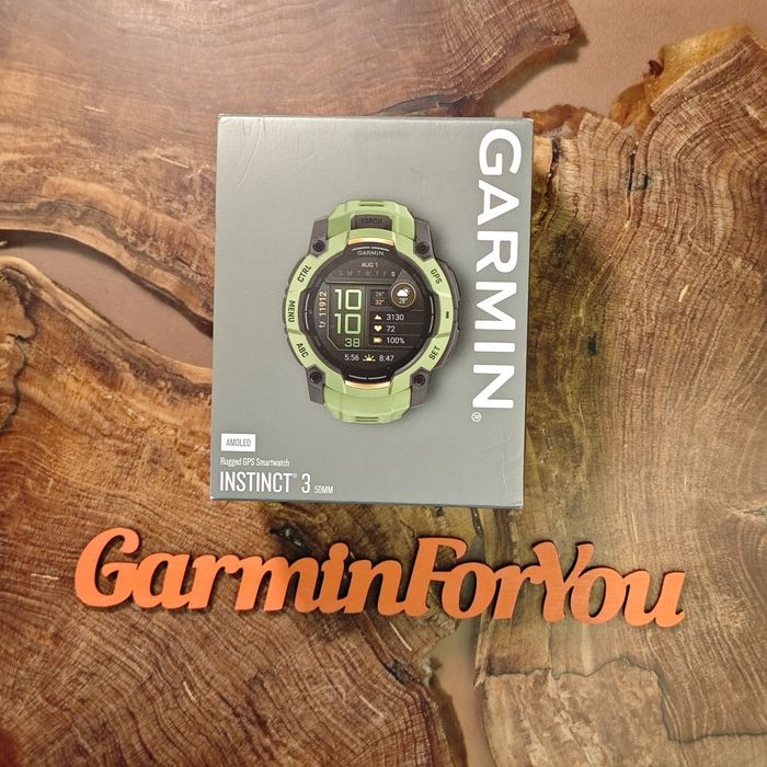 Garmin Instinct 3 (50 мм) AMOLED Fern Green 010-03020-02