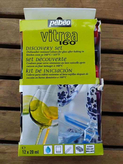 Набір фарби для скла витражу