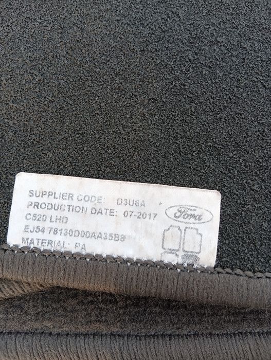 Оригінальні ворсові коврики Ford Escape 3 бу