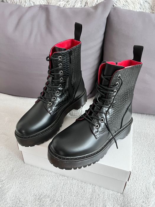 40 Sklep Nowe botki damskie biker workery RQ1910-1e