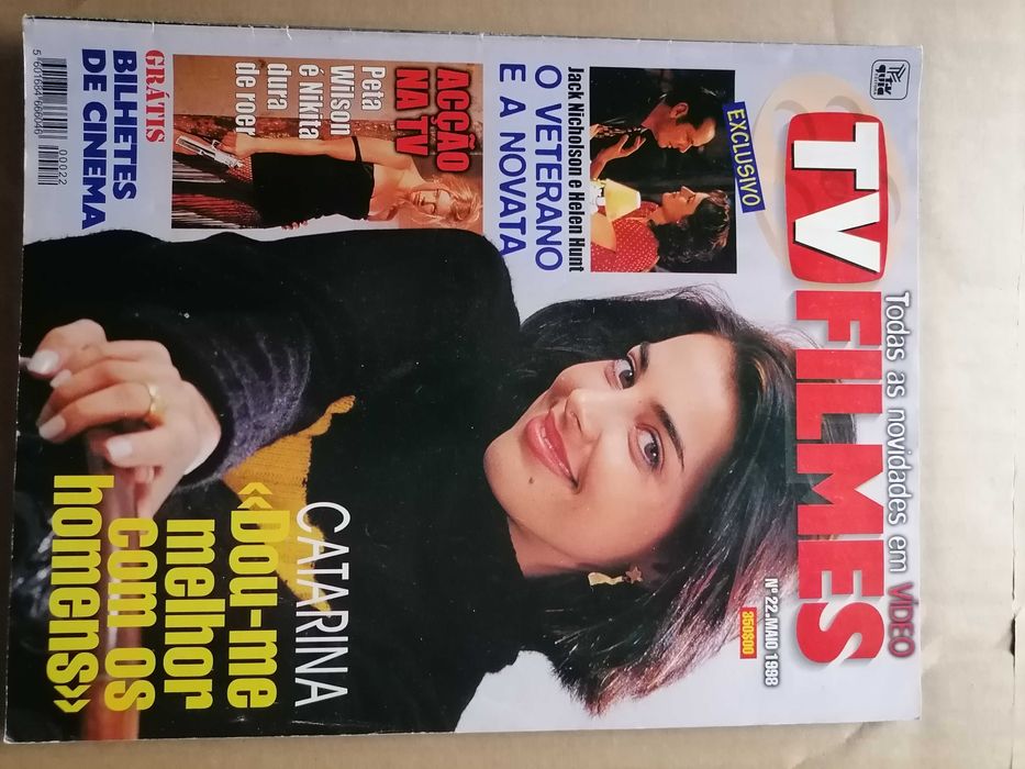 Revista TV FILMES nº 22 Maio 1998 Catarina Furtado