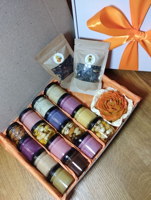 Подарунковий набір/крем мед