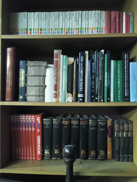 Acervo de biblioteca com cerca de 1500 Livros