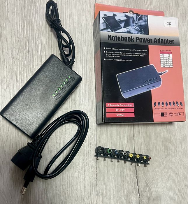 Нова Універсальна зарядка для ноутбуків DC 12-24V 100W