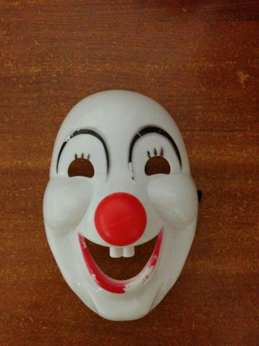 Маска Клоун. Пластик.